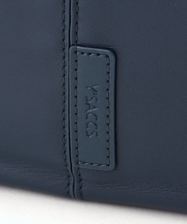 Y'SACCS イタリアンシープ　マルチポーチ付き　ホーボーバッグ ネイビー