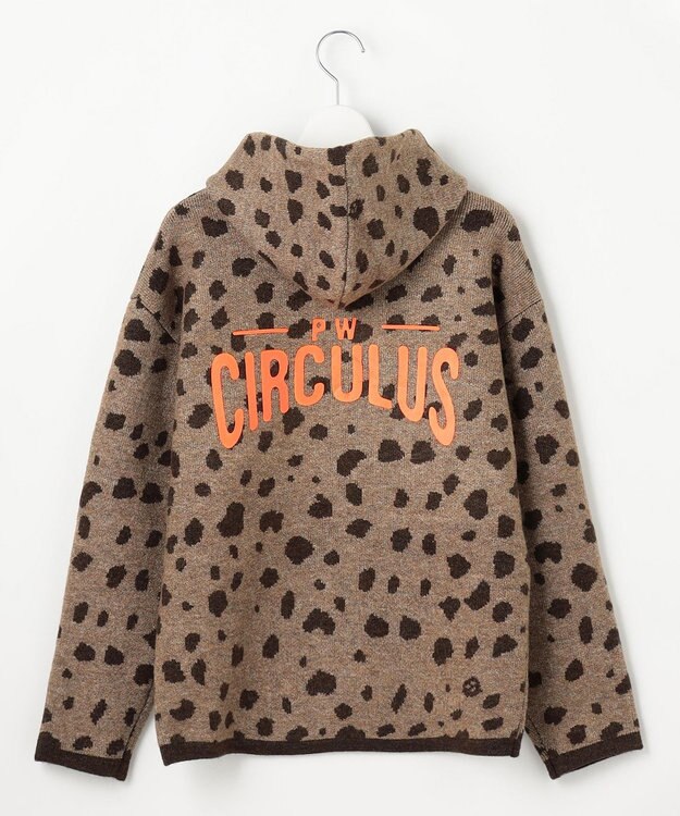 PW CIRCULUS 【WOMEN】SNOW LEOPARD柄フーディー ベージュ系5