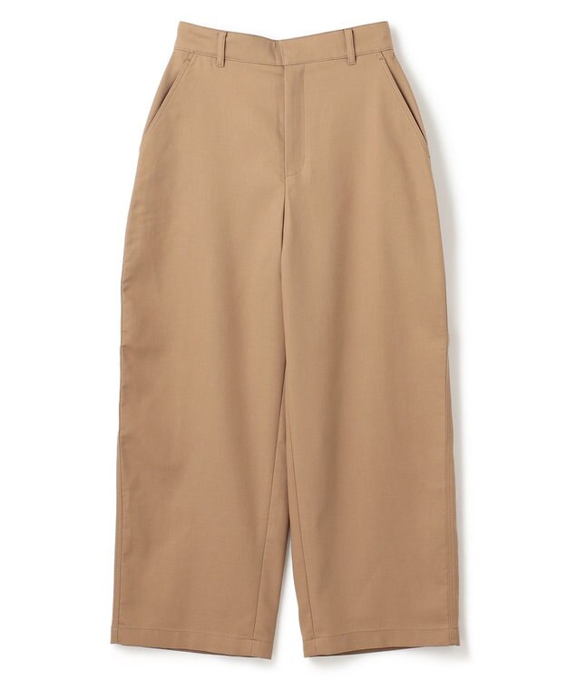 UNFILO カーブワイドパンツ キャメル