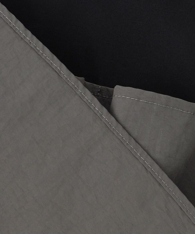 ANY SIS 【洗える】ビスチェコンビ Tシャツ ブラック×チャコール