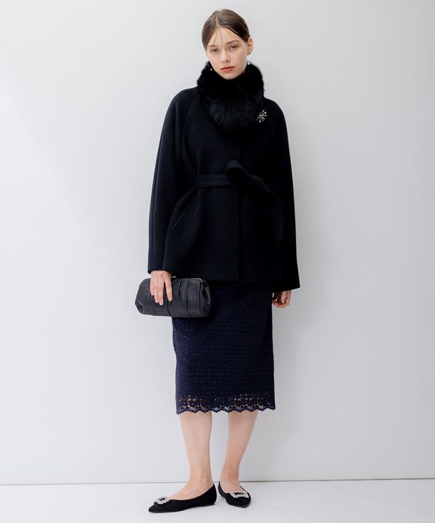 23区 【APPLAUDIR】フォックスファーストール ブラック系