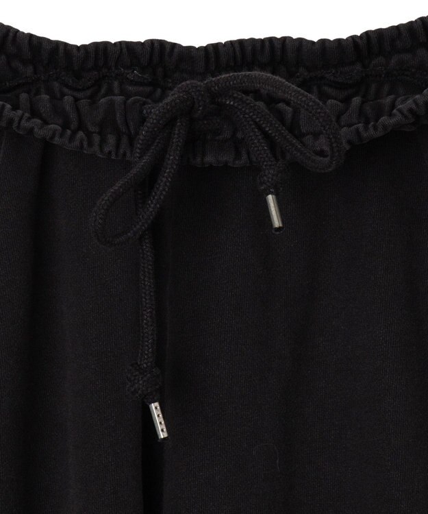 WEGO アシッドウォッシュワイドスウェットパンツ ブラックその他