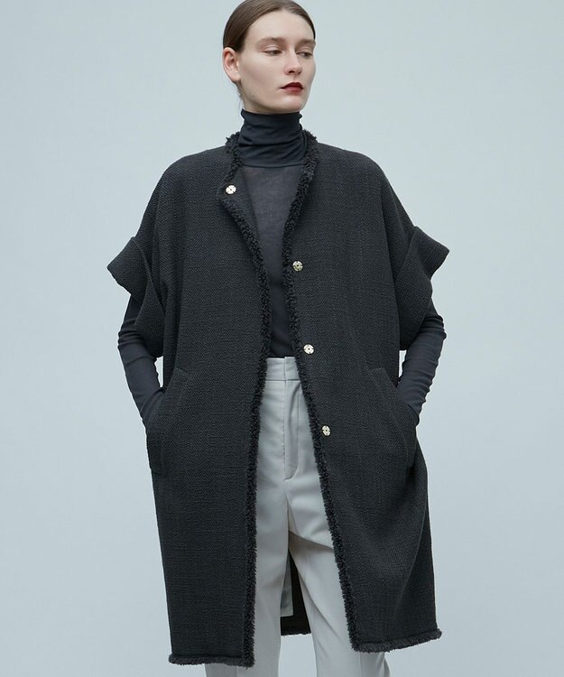 BEIGE， CAMBON / ハーフスリーブアウター C.Gray