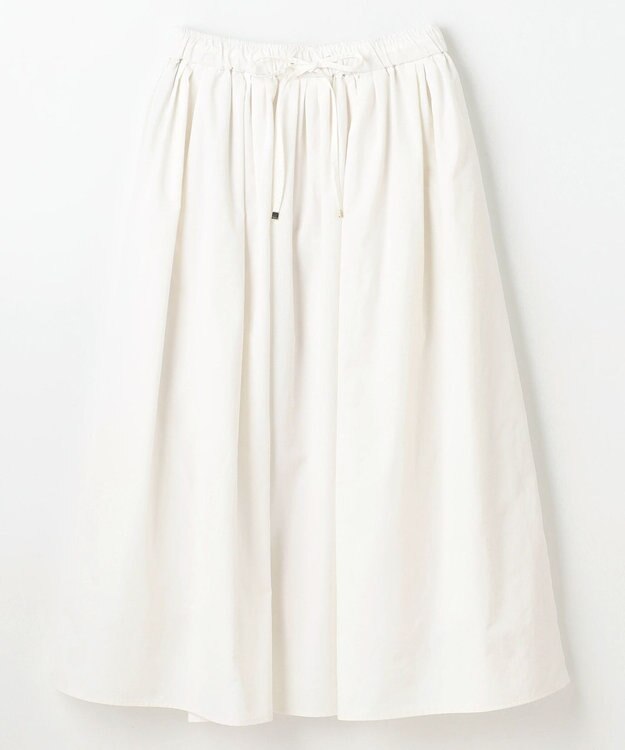 ANY L 【ウエストゴム】タックギャザーフレアスカート オフ