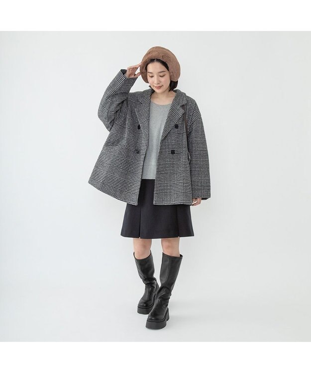 林八百吉商店 un chapeau  オールファーイヤマフ ブラウン