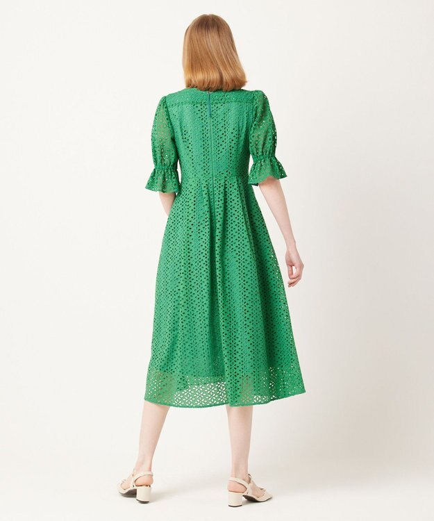 TOCCA 【大人百花掲載・消臭・洗える・WEB限定カラー有】ZELLIGE ドレス グリーン系7