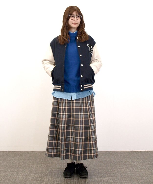 J.PRESS YORK STREET 【UNISEX】スタジアム ジャケット ネイビー系