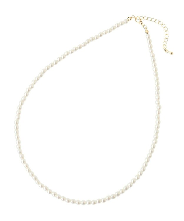 Green Parks ・ＨＡＬＦ　ＴＩＭＥ　ピアス・パールネックレスセット White