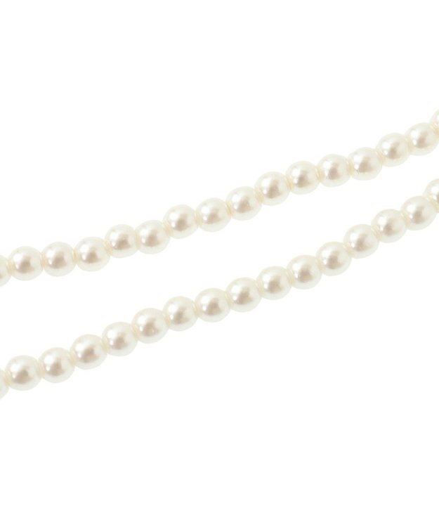 Green Parks ・ＨＡＬＦ　ＴＩＭＥ　ピアス・パールネックレスセット White