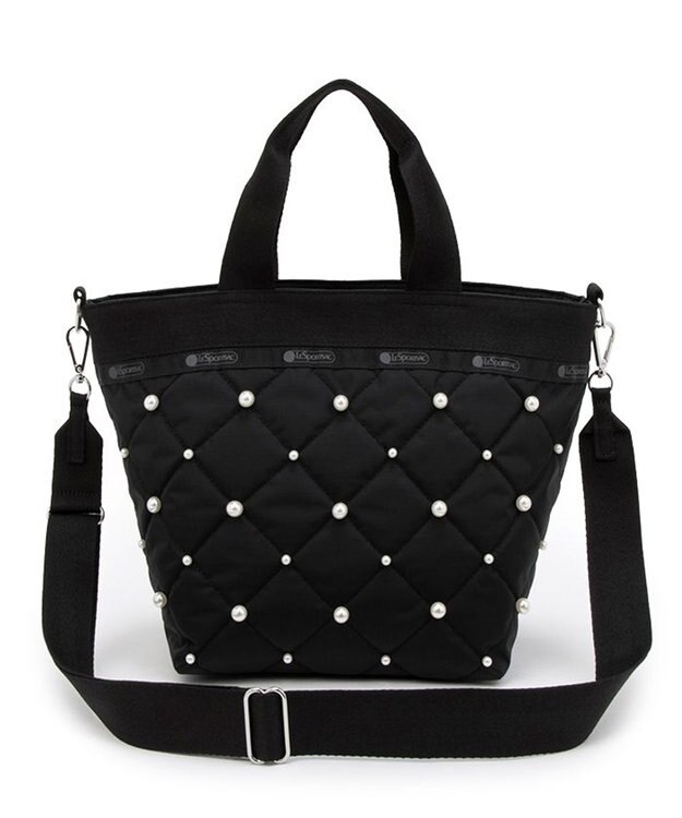 LeSportsacBUCKET TOTE W PEARLS2ミッドナイトパール BUCKET TOTE W PEARLS2 ミッドナイトパール｜レスポートサックの