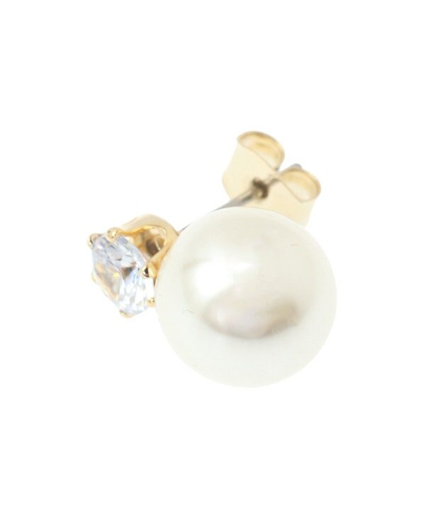 Green Parks ・ＨＡＬＦ　ＴＩＭＥ　ピアス・パールネックレスセット White