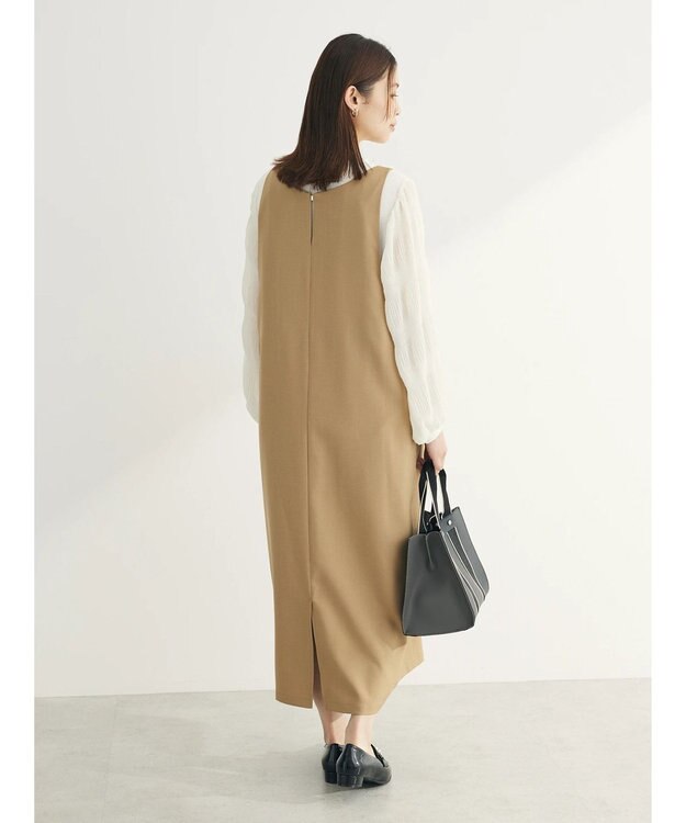 Green Parks 前後２ｗａｙハイスペックジャンパースカート Beige