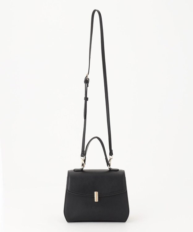 組曲 トップハンドルハンド バッグ ブラック系