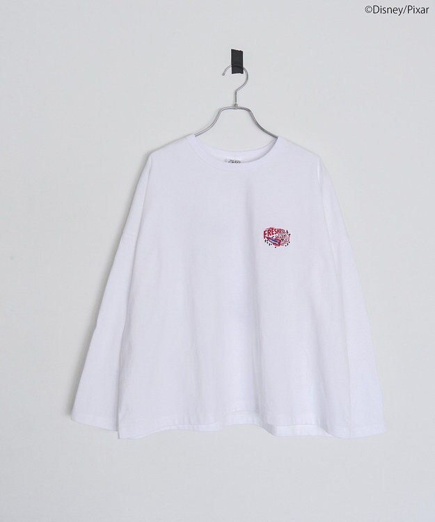 AMERICAN HOLIC Pizza Planet オーダーメモロングTシャツ Off White