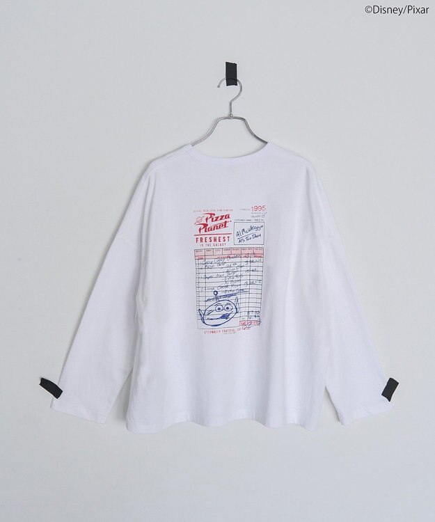 AMERICAN HOLIC Pizza Planet オーダーメモロングTシャツ Off White