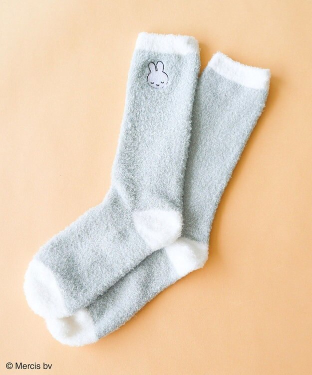 Green Parks Ｍｉｆｆｙ／ふわふわルームソックス Charcoal Gray