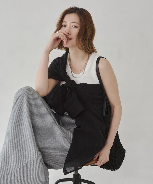 WEGO 【カップ付き】接触冷感なちゅ盛れカップインタンクトップ ホワイト