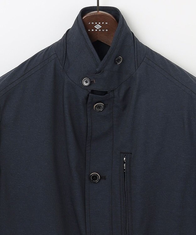 JOSEPH ABBOUD 【キングサイズ・撥水・ストレッチ】インタレースストレッチ ドライビング ジャケット ネイビー系