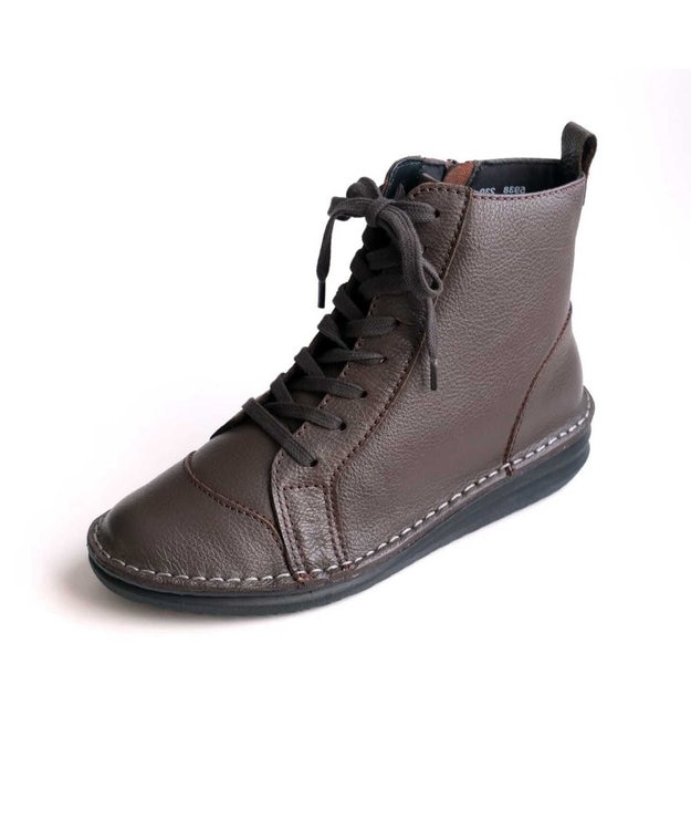 Pointer 本革軽量ブーツ レディース ダークブラウン