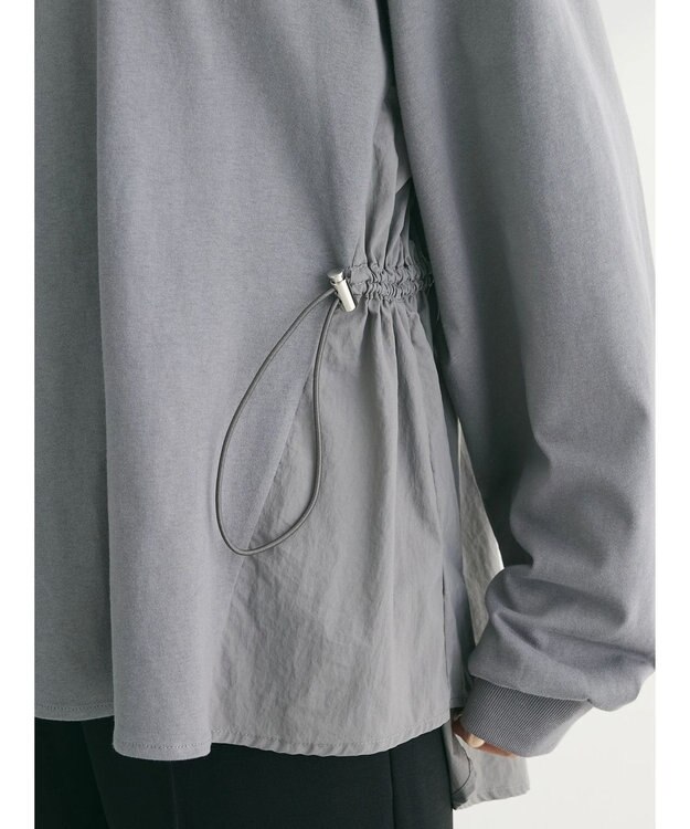 Green Parks ドロストドッキング長袖プルオーバー Gray