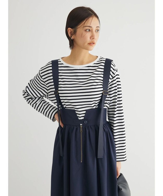 Green Parks コンパクトボーダープルオーバー Black