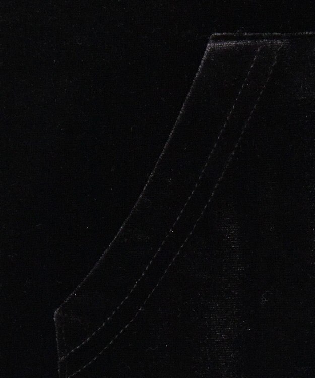 WEGO 【SETUP対応ITEM】ラインストーンベロアWZIPパーカー ブラック