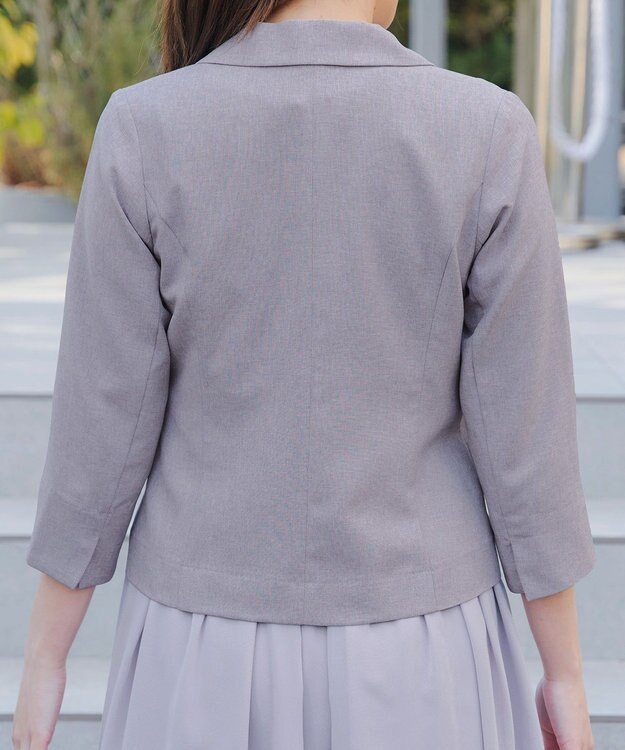 Tiaclasse L テーラードサマージャケット グレー