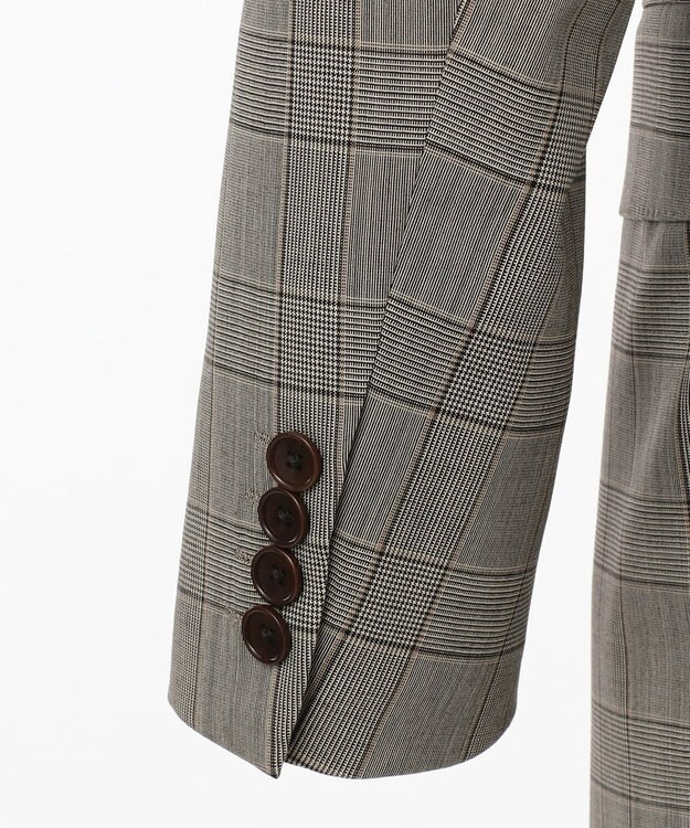 J.PRESS MEN 【ESSENTIAL  CLOTHING】グレナカートチェック スーツ ベージュ系3