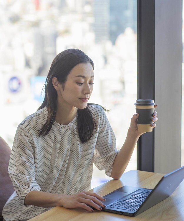 J.PRESS LADIES S 幾何プリント カットソー イエロー系5