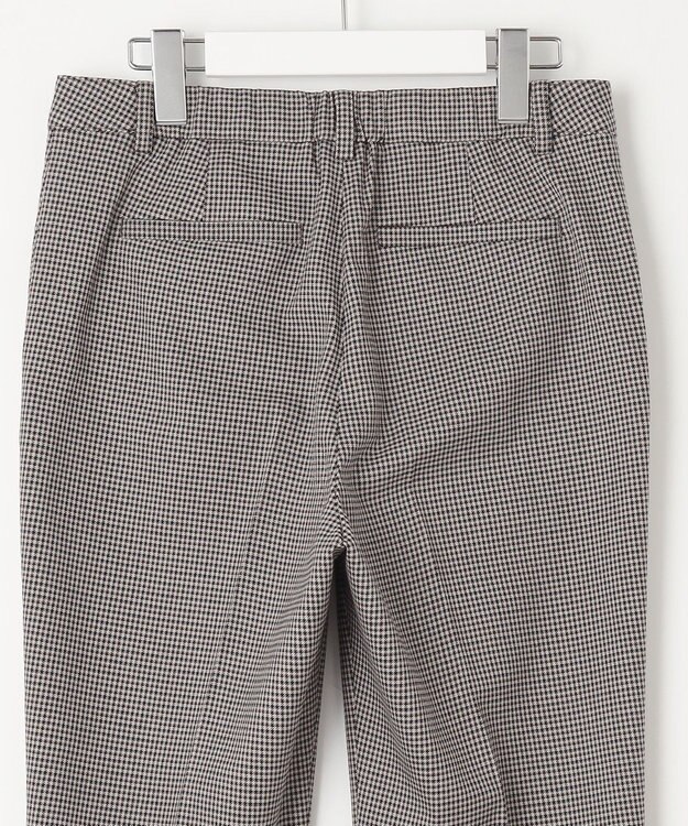 J.PRESS LADIES 【洗える】EcoVeroツイル テーパード パンツ ブラウン系3