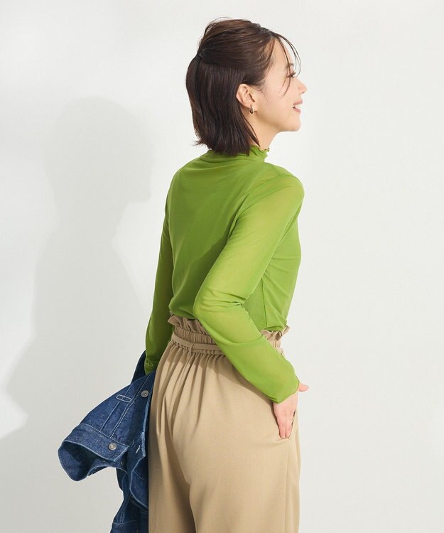 CRAFT STANDARD BOUTIQUE チュールトップスインナー Green