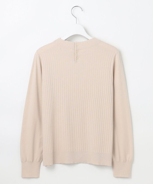 J.PRESS LADIES L 【洗える】VIGODA ニット ベージュ系