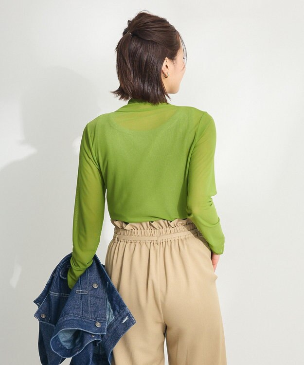 CRAFT STANDARD BOUTIQUE チュールトップスインナー Green