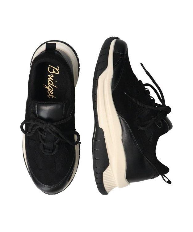 Bridget Birkin 【Bridget Birkin】ボリュームソールメッシュスニーカー ブラック