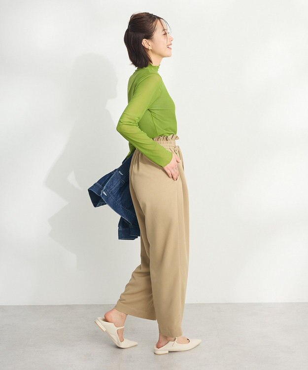 CRAFT STANDARD BOUTIQUE チュールトップスインナー Green
