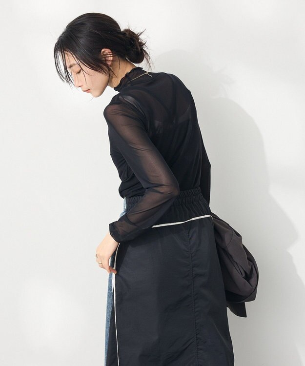 CRAFT STANDARD BOUTIQUE チュールトップスインナー Black