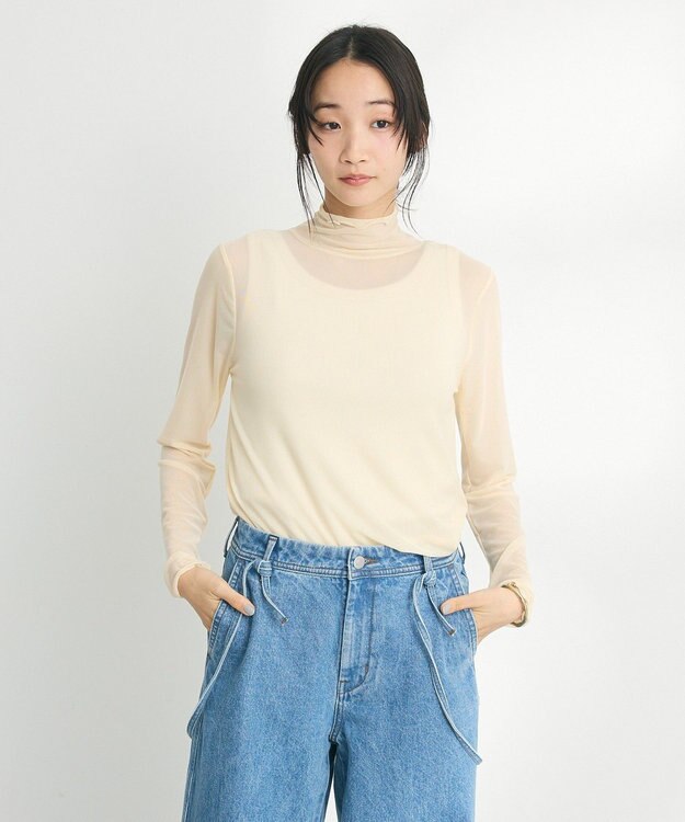 CRAFT STANDARD BOUTIQUE チュールトップスインナー Ivory