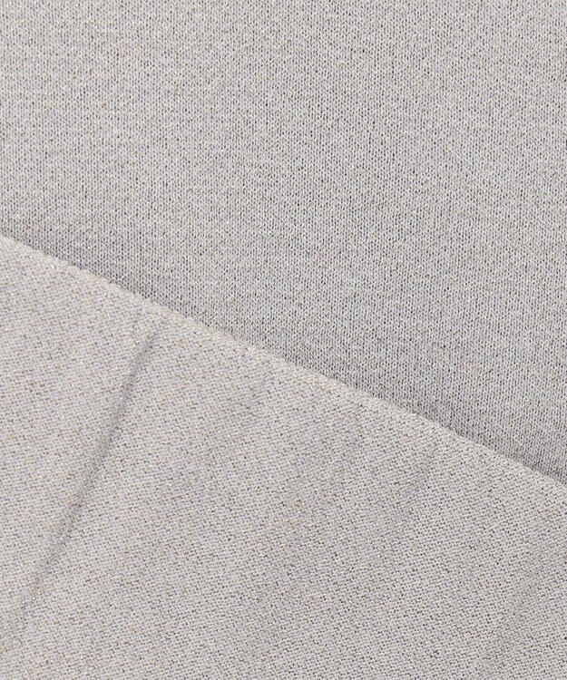 23区 L 【R(アール)】ファインルレックス ハーフスリーブニット シルバー系