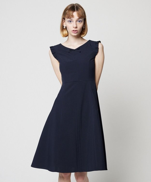 TOCCA 【消臭・吸水速乾・洗える！】AFTER RAIN ドレス ネイビー系