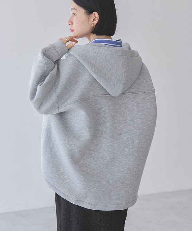 AMERICAN HOLIC ポンチドロストＺＩＰパーカー Light Gray Mixture