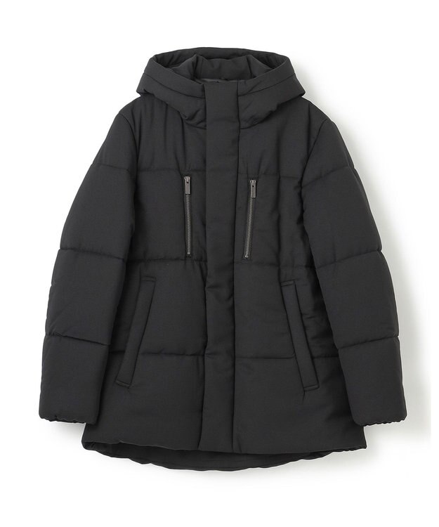 JOSEPH HOMME 【WEB・一部店舗限定  】テックウーステットツイル 　パテッドコート ブラック系