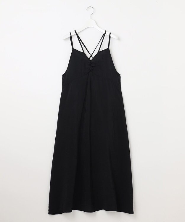 Feroux 【セットアイテム】シュリンクインナー × キャミワンピース ブラック系