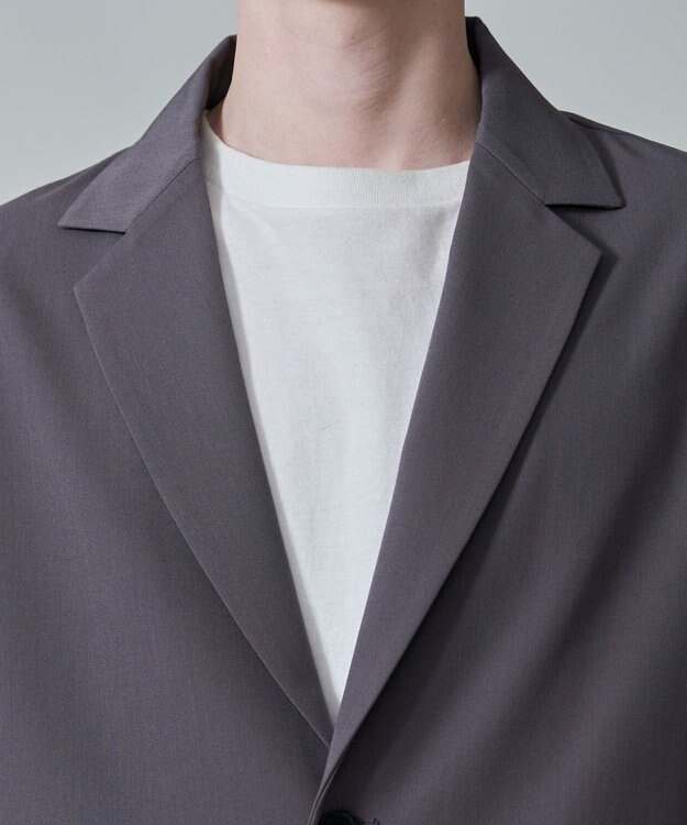 WEGO TRシングルテーラードジャケット（SS） ダークグレー