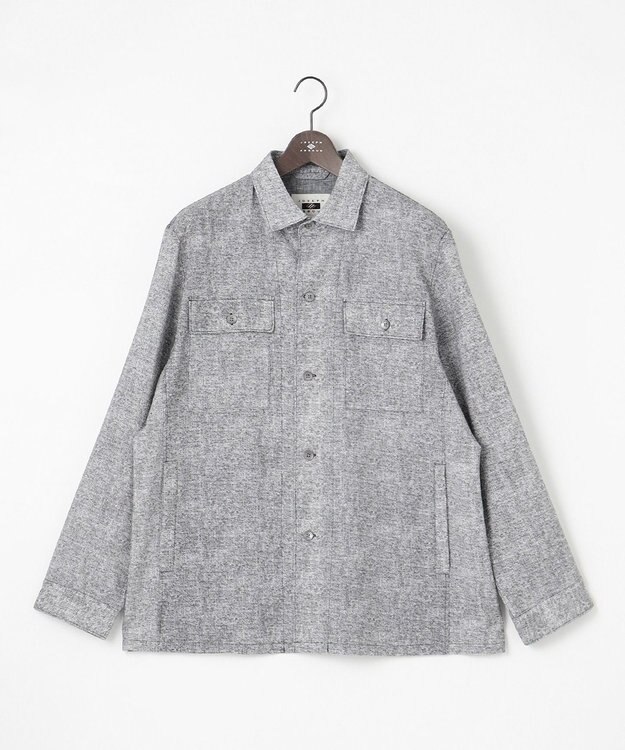 JOSEPH ABBOUD 【キングサイズ・驚きの多機能】ドライサッカー ブルゾン ライトグレー系