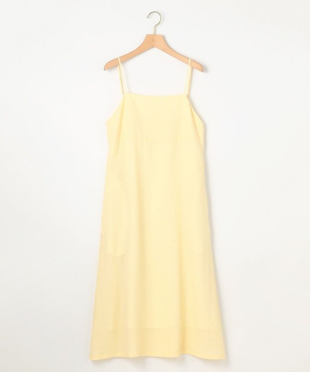 組曲 ステッチストライプドビー キャミワンピース シェルイエロー系