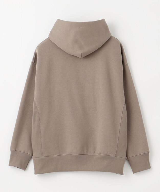 ANY 【洗濯機可能/サスティナブル】ロゴ裏起毛パーカー モカ