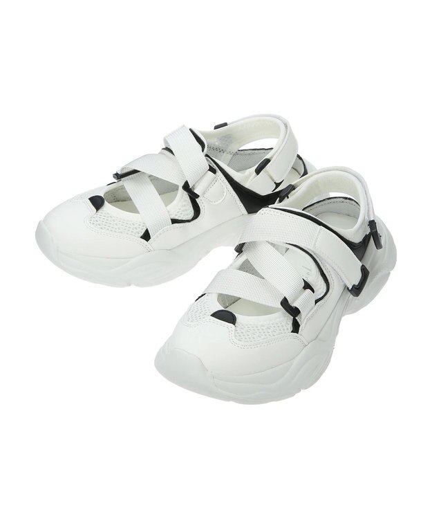 Green Parks ・ｒｉｃｈ　ｂｌｕｅ　サンダルスニーカー Off White