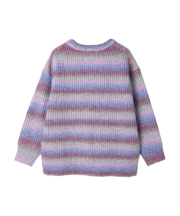 AMERICAN HOLIC グラデーションニットカーディガン Purple