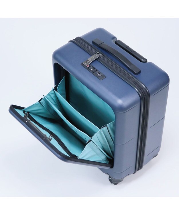 ACE BAGS & LUGGAGE Proteca マックスパス4 フロントポケット スーツケース 40L 機内持込 01471 プロテカ 日本製 コズミックネイビー