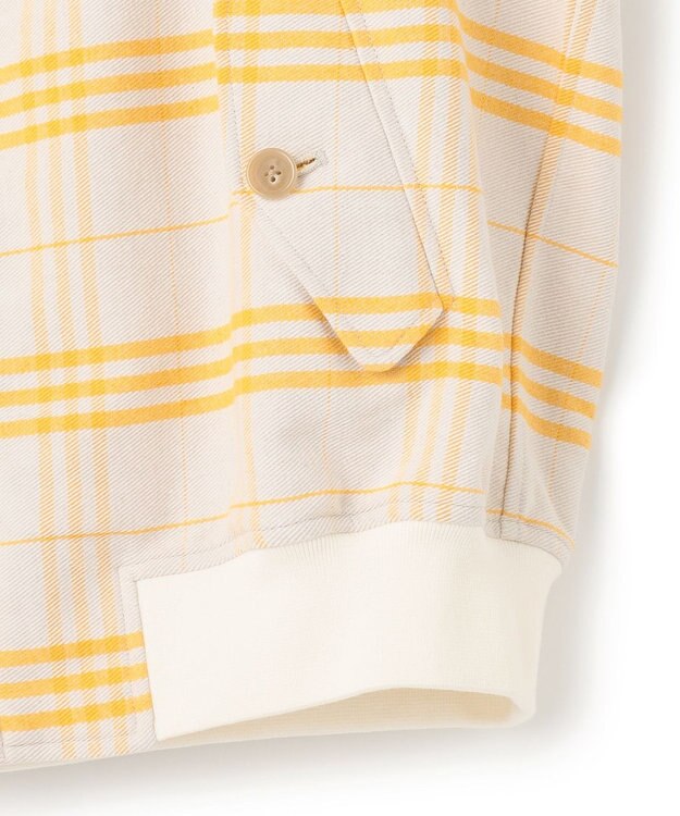 J.PRESS MEN 【J.PRESS ORIGINALS】Roy Twill Check Golf Jacket / Japan Made イエロー系3